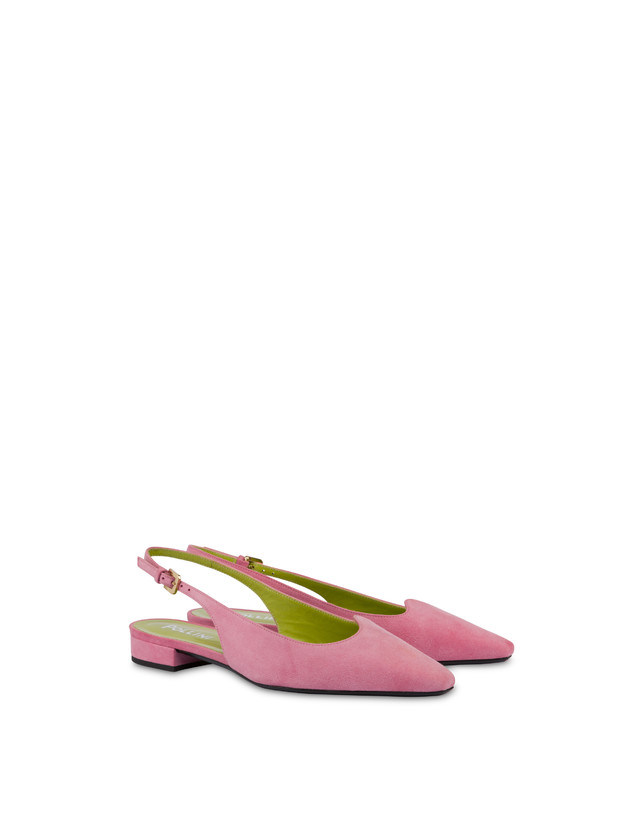 Pollini Ballerina Slingback In Nappa Cote D'azur Peonia Moda