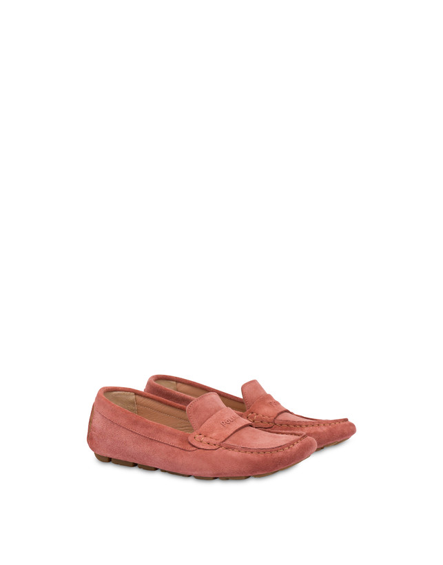 Pollini Mocassini Driver In Crosta Eazy Peonia Spedizione Gratuita