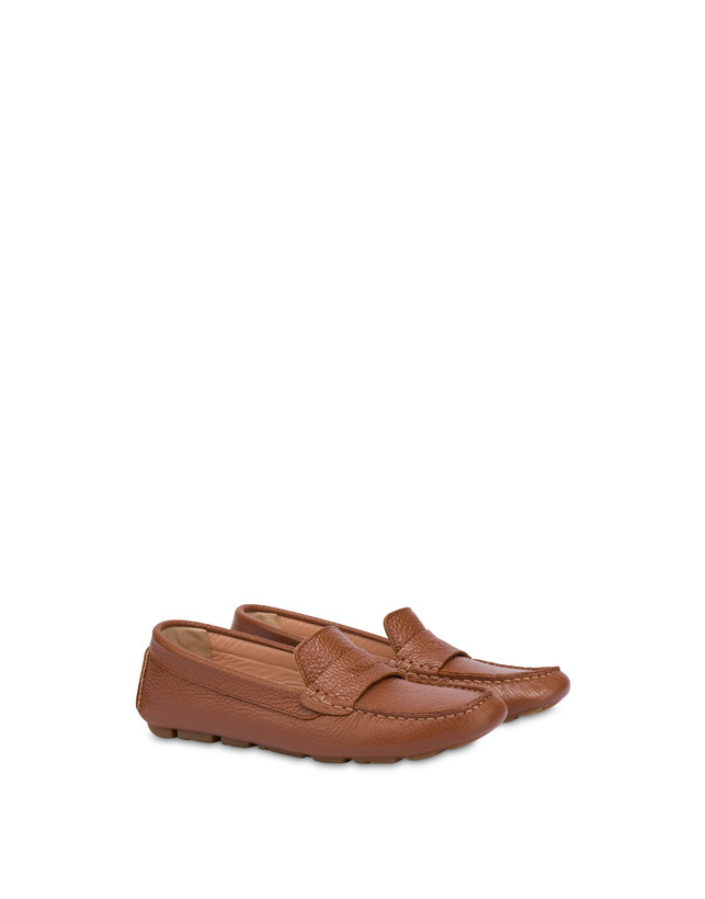 Pollini Mocassini Driver In Vitello Eazy Wood Pezzi Unici