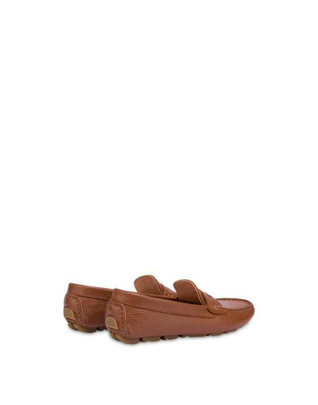 Pollini Mocassini Driver In Vitello Eazy Wood Pezzi Unici