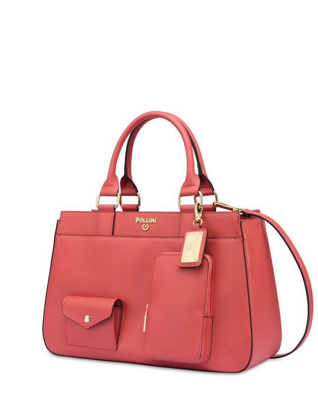 Pollini Borsa Doppio Manico Eclectic Arancio Negozi Online