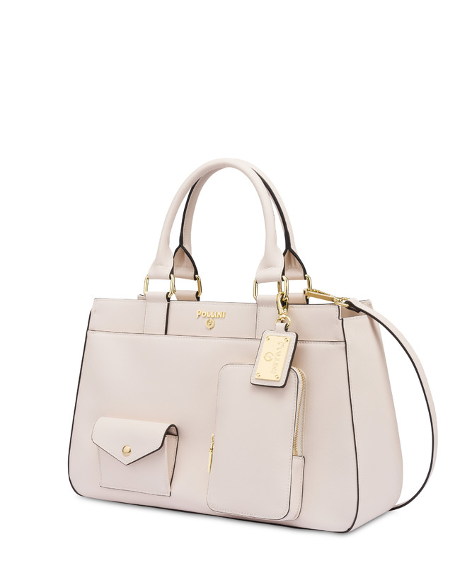 Pollini Borsa Doppio Manico Eclectic Avorio Acquista Ora