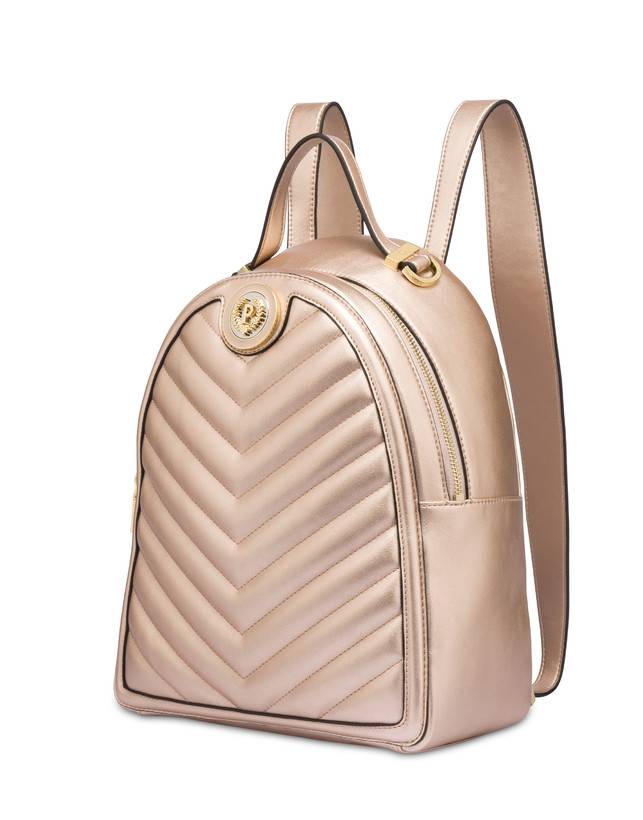 Pollini Zaino Matelassé Sunbeam Rose Gold Presa