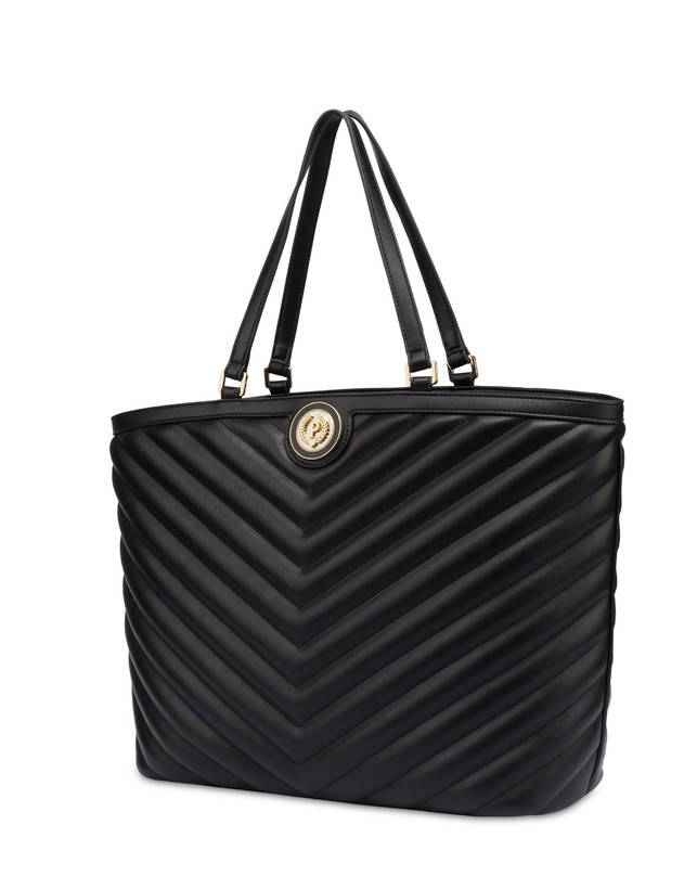 Pollini Tote Bag Matelassé Sunbeam Nero Offerta