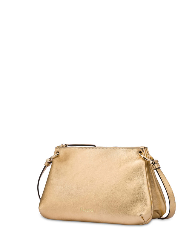 Pollini Borsa A Tracolla In Vitello Laminato Double Marlene Hotsell