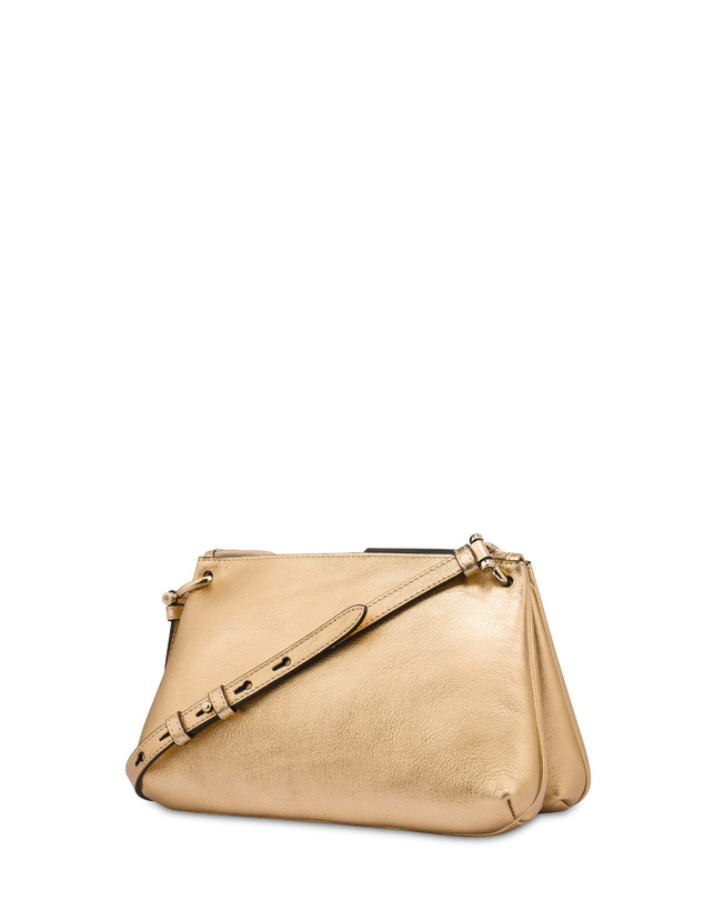Pollini Borsa A Tracolla In Vitello Laminato Double Marlene Hotsell