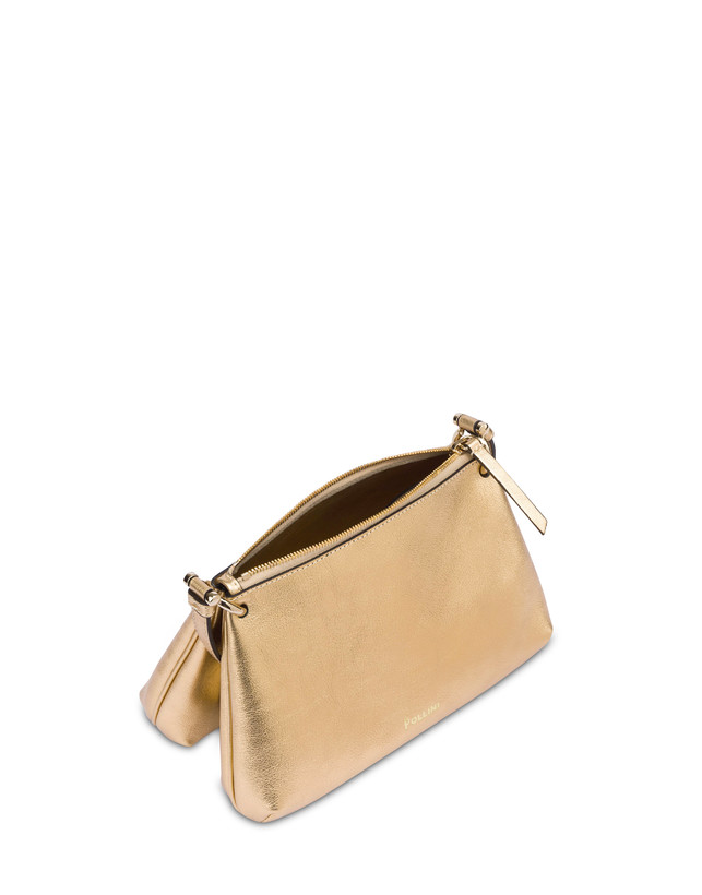 Pollini Borsa A Tracolla In Vitello Laminato Double Marlene Hotsell