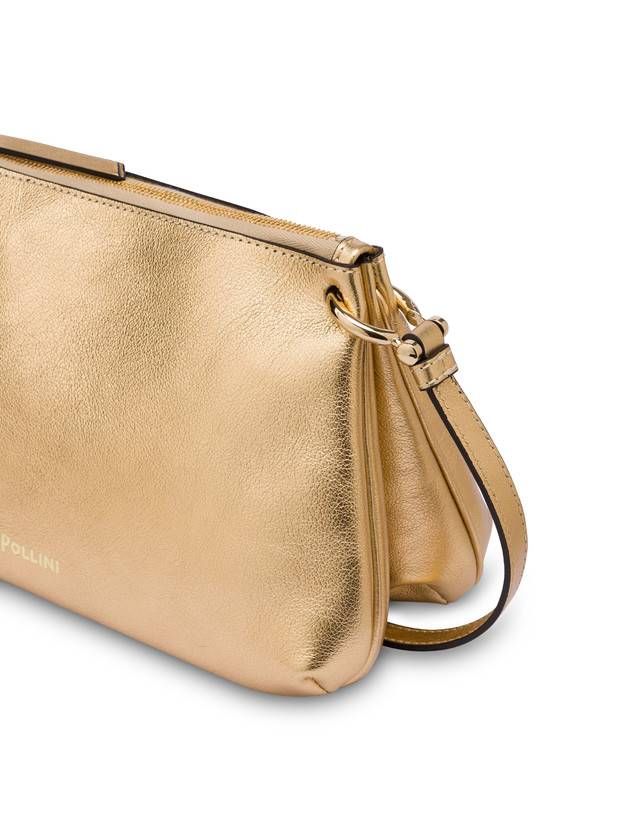Pollini Borsa A Tracolla In Vitello Laminato Double Marlene Hotsell