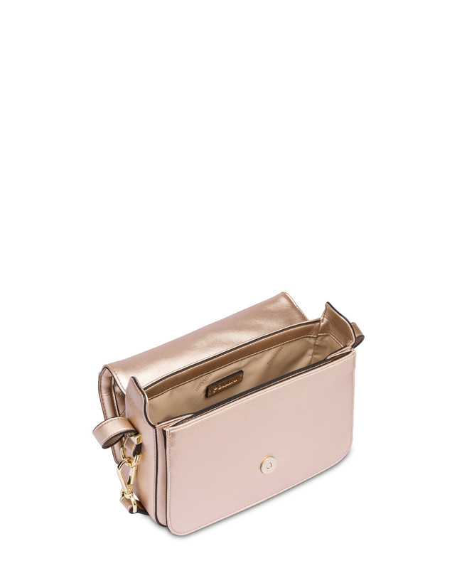 Pollini Borsa A Tracolla Matelassé Sunbeam Rose Gold Vendita Calda