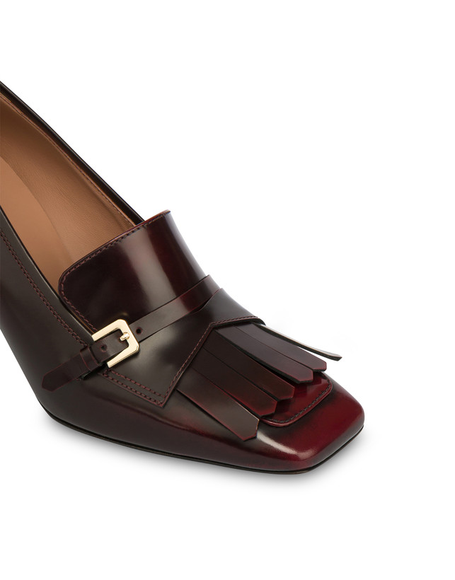 Pollini Décolleté In Vitello Abrasivato Camber Sand Mosto Saldi Di Fabbrica