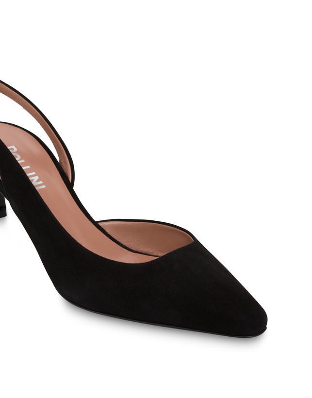 Pollini Slingback In Camoscio Sissi Nero Qualità