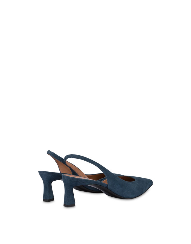 Pollini Slingback In Camoscio Sissi Maestrale Vendita