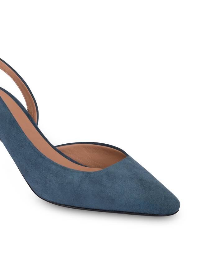 Pollini Slingback In Camoscio Sissi Maestrale Vendita