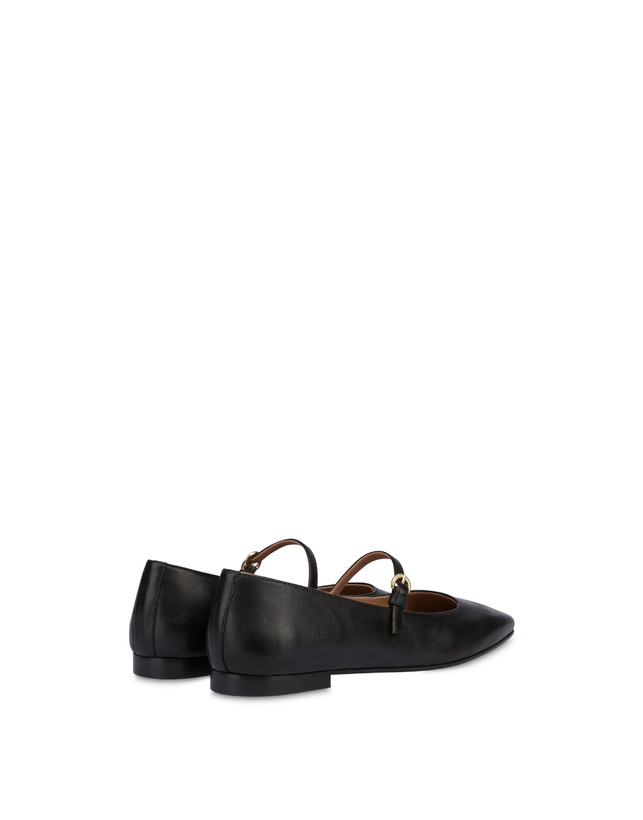Pollini Ballerine In Nappa Nina Nero Qualità Garantita