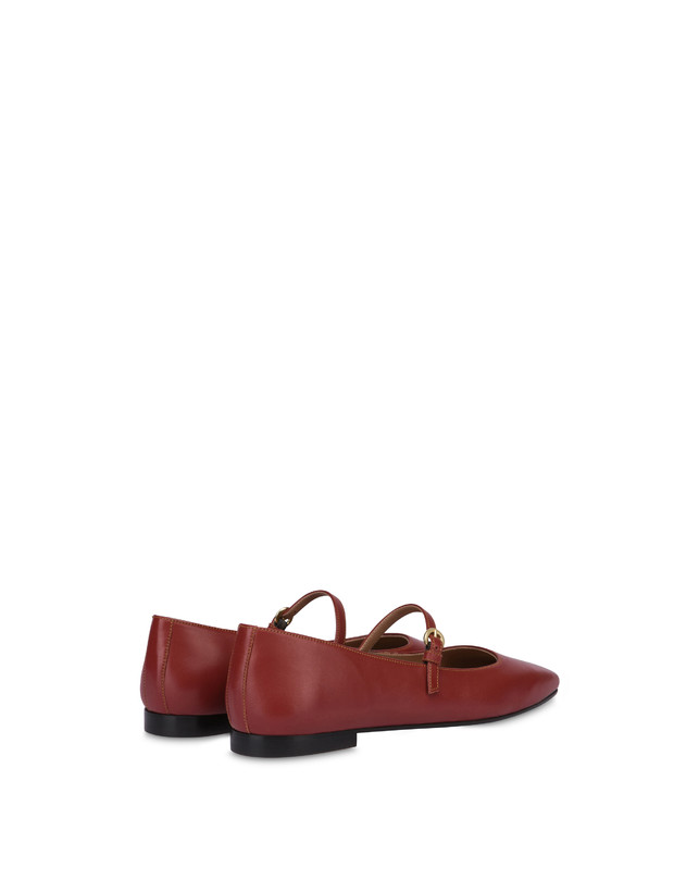 Pollini Ballerine In Nappa Nina Terracotta Acquista Ora