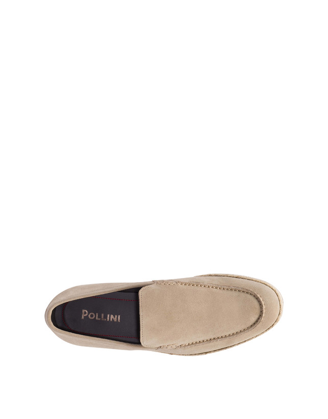 Pollini Slip-on In Crosta B-light Beige Promozione Limitata