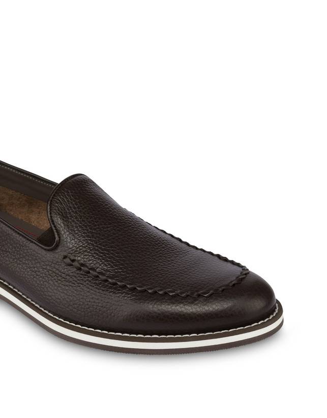 Pollini Mocassini In Vitello Green Field T.moro Prezzo Ridotto
