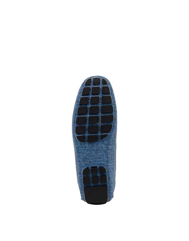 Pollini Mocassini Driver In Nappa Eazy Blu Presa