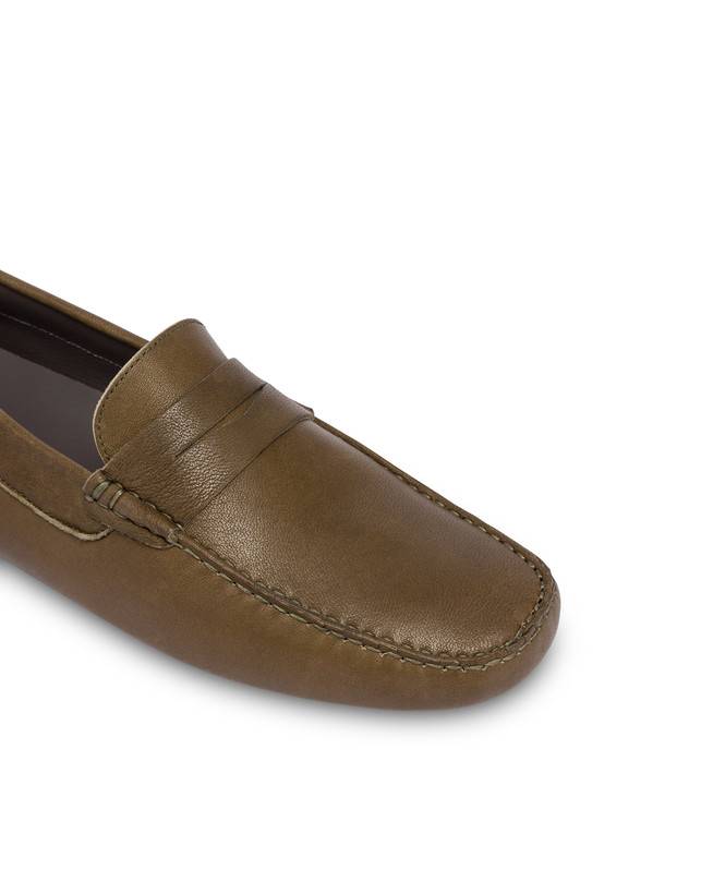 Pollini Mocassini In Nappa Eazy Militare Sconto