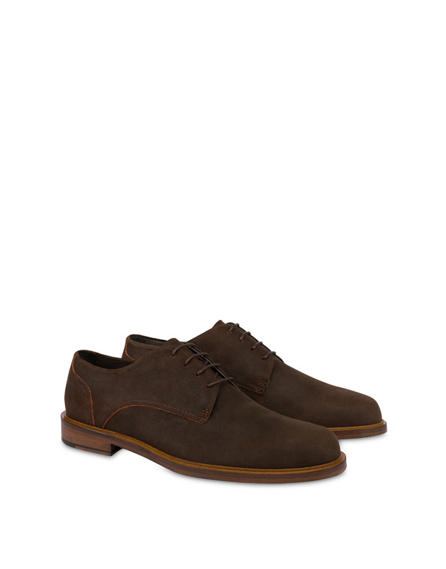 Pollini Derby In Scamosciato Classic T.moro Vendita Economica