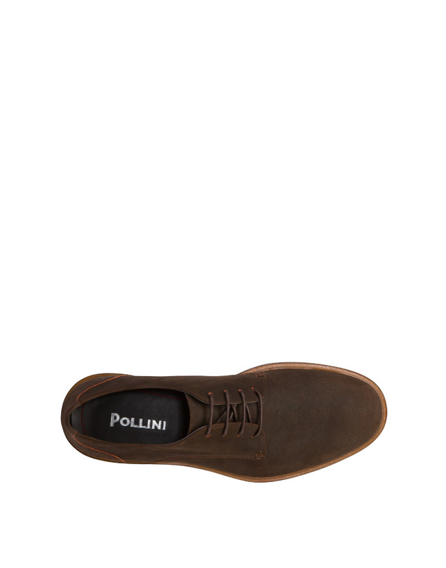 Pollini Derby In Scamosciato Classic T.moro Vendita Economica