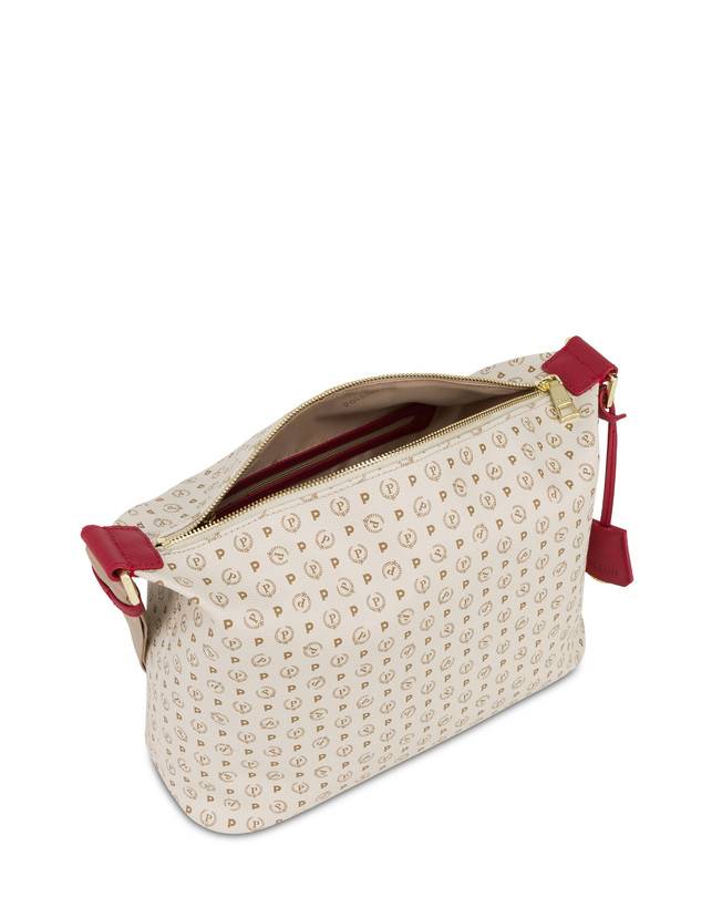 Pollini Borsa Hobo Heritage Logo Classic Avorio/lacca Nuovo