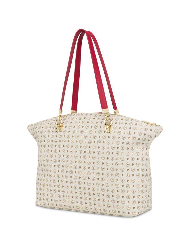 Pollini Tote Bag Heritage 70th Anniversary Avorio/rosso Qualità