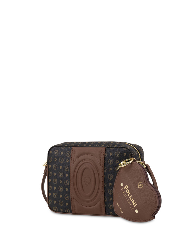 Pollini Borsa A Tracolla Heritage 70th Anniversary Nero/marrone Consegna Veloce