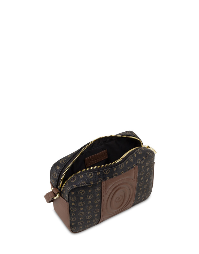 Pollini Borsa A Tracolla Heritage 70th Anniversary Nero/marrone Consegna Veloce