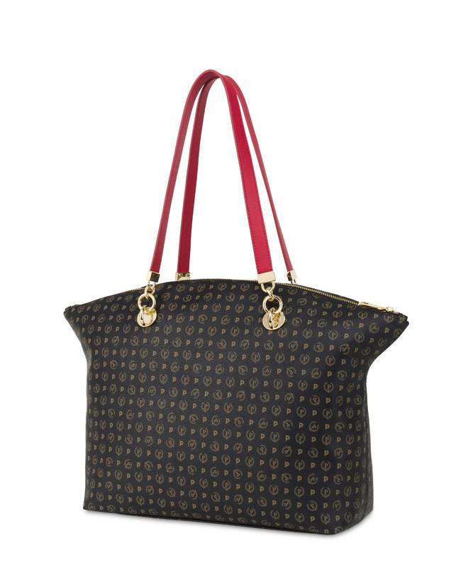Pollini Tote Bag Heritage 70th Anniversary Nero/rosso Promozione Limitata