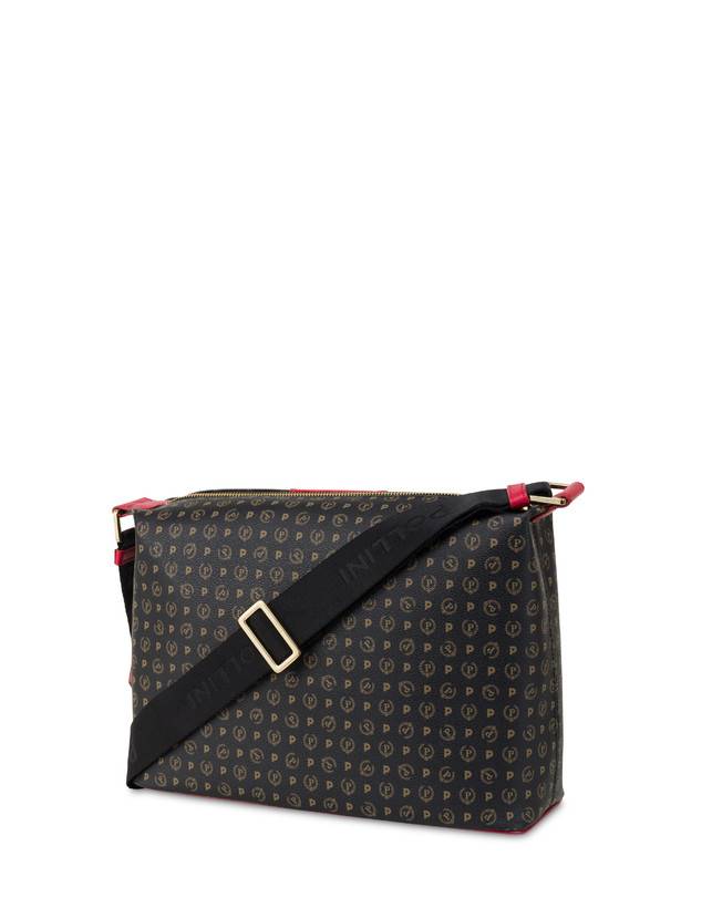 Pollini Borsa A Spalla Heritage 70th Anniversary Nero/rosso Black Friday Prezzi