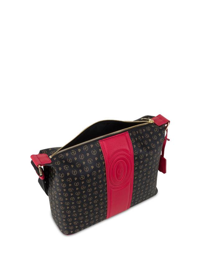 Pollini Borsa A Spalla Heritage 70th Anniversary Nero/rosso Black Friday Prezzi