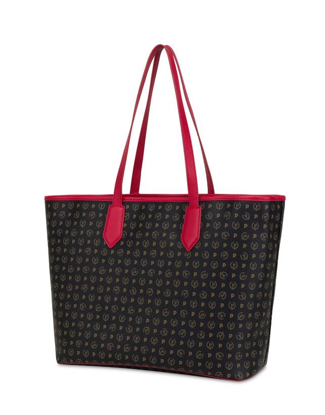 Pollini Shopping Bag Heritage 70th Anniversary Nero/rosso Shopping Online