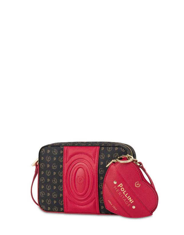 Pollini Borsa A Tracolla Heritage 70th Anniversary Nero/rosso Affare Del Giorno