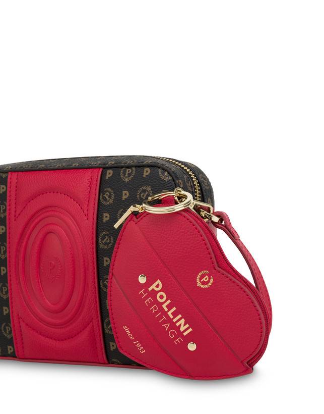 Pollini Borsa A Tracolla Heritage 70th Anniversary Nero/rosso Affare Del Giorno