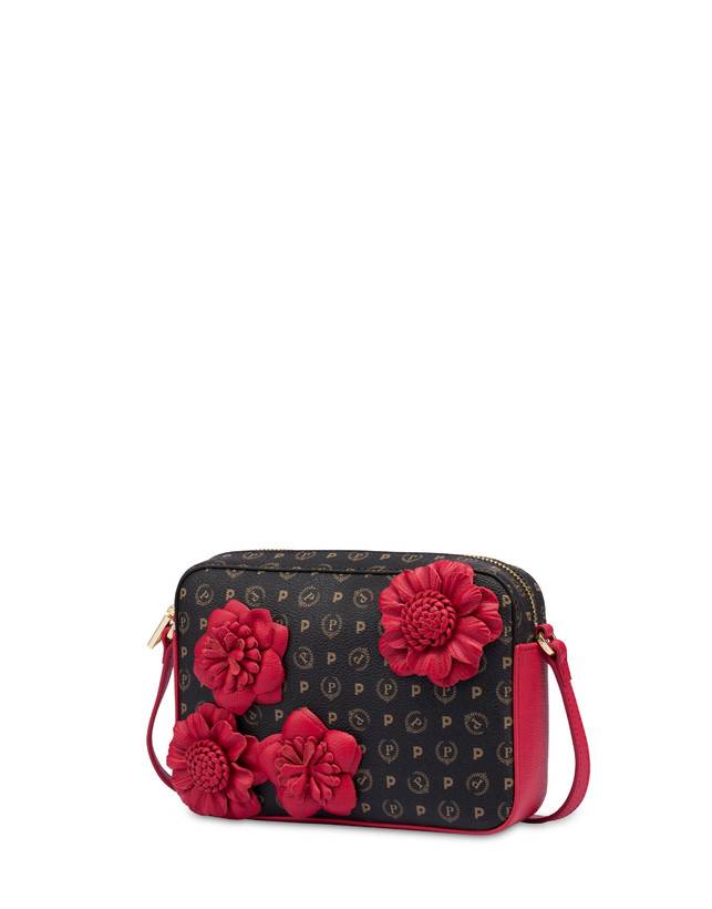 Pollini Camera Bag Piccola Heritage Flowers Nero/rosso 50% di sconto per tempo limitato