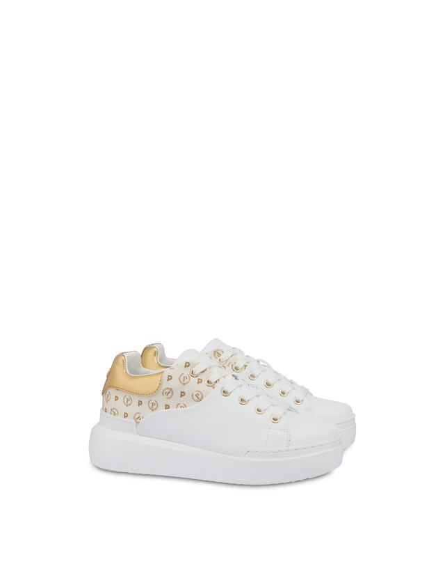 Pollini Sneakers Carrie Heritage Avorio/bianco/oro Hotsell