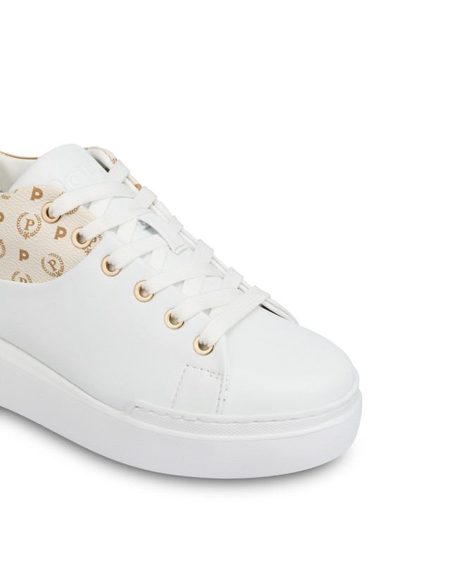 Pollini Sneakers Carrie Heritage Avorio/bianco/oro Hotsell