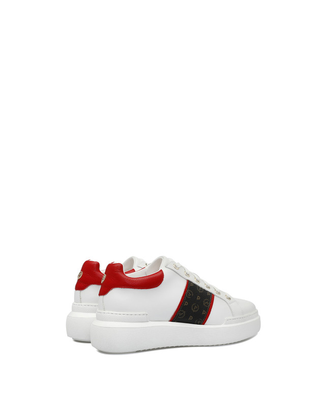 Pollini Sneaker Nero/lacca/bianco Vendita Economica
