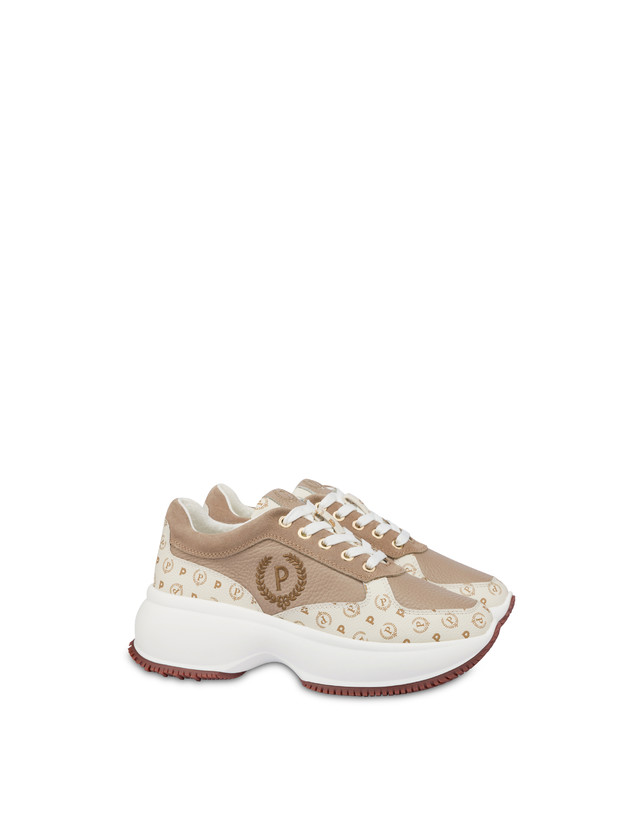 Pollini Sneakers Pong Heritage Avorio/avorio Nuova