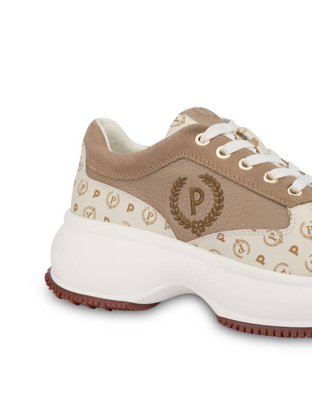 Pollini Sneakers Pong Heritage Avorio/avorio Nuova