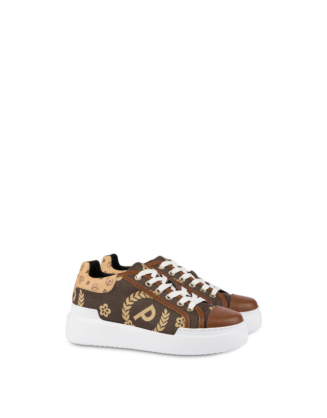 Pollini Sneakers Maxi Heritage Day Sì! Crema/marrone/marrone Italy