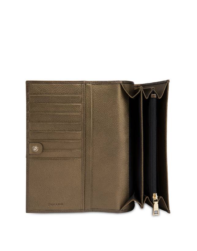 Pollini Portafoglio Special Heritage Avorio/nero/bronzo Spedizione Gratuita