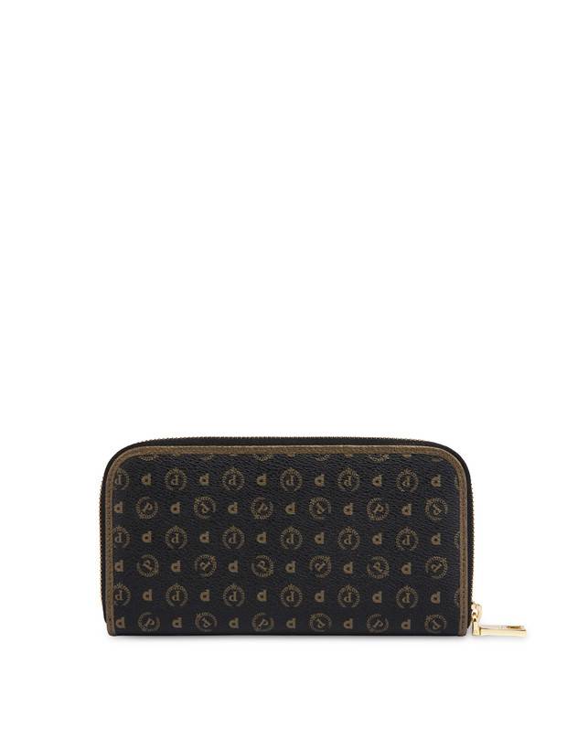Pollini Portafoglio Con Zip Special Heritage. Avorio/nero/bronzo Qualità Garantita