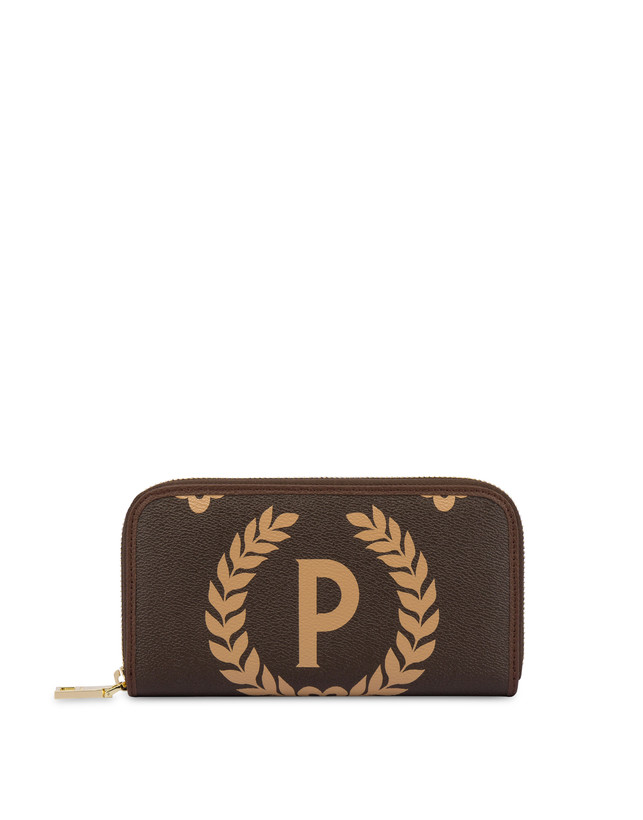 Pollini Portafoglio Zip Around Day-si! Heritage Crema/marrone/marrone
