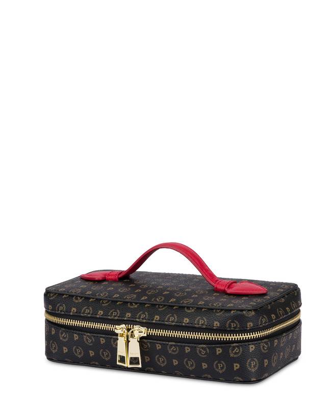 Pollini Borsa Beauty Heritage Medium Nero/lacca Prezzo Ridotto