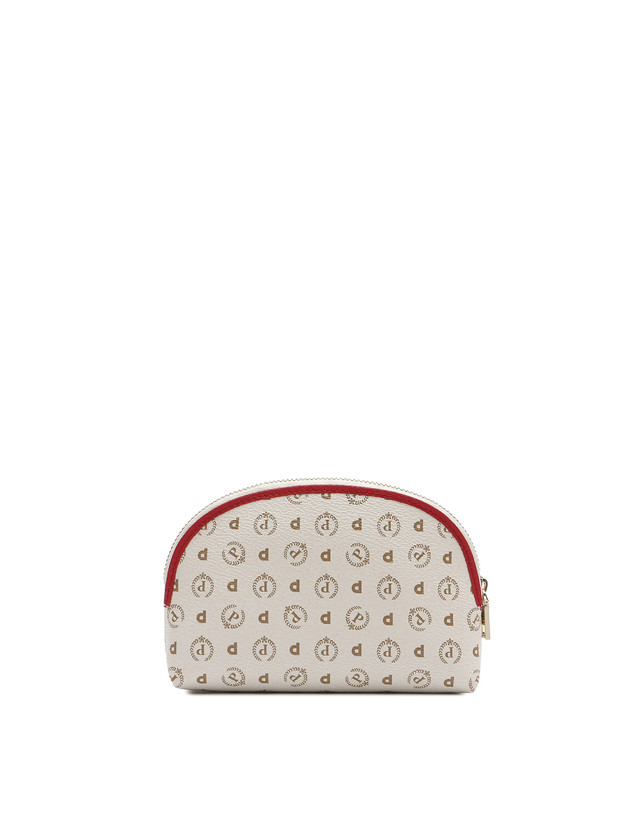 Pollini Pouch Heritage Logo Classic Avorio/lacca Sottocosto
