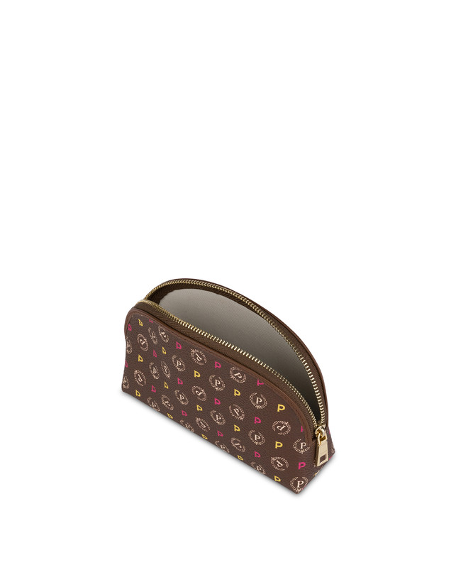 Pollini Pouch Heritage Logo Classic Multicolor/marrone Convenienza