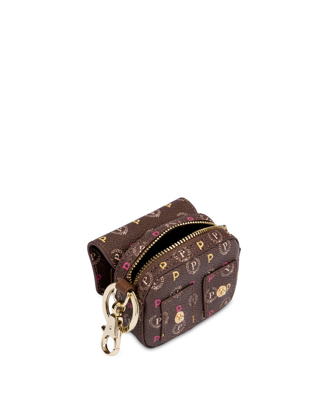Pollini Charm Mini Borsa A Spalla Heritage Multicolor/marrone Sconto