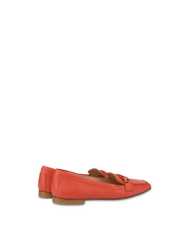 Pollini Mocassini In Vitello Uptown Cannella Saldi Di Fabbrica